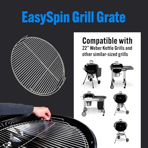 SnS Grills EasySpin Charcoal Grill Cooking Grate