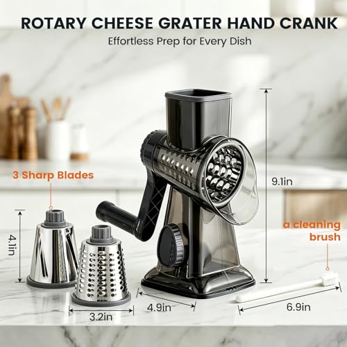 Rotary Cheese Grater Hand Crank
