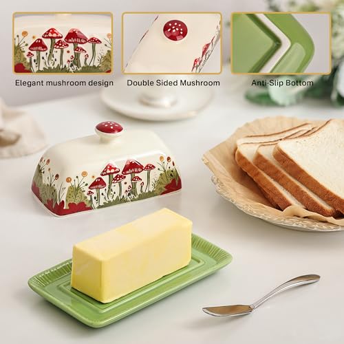 Ceramic Butter Dish with Lids