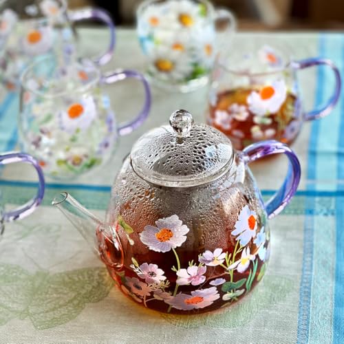 Heat Resistant Glass Teapot with Infuser
