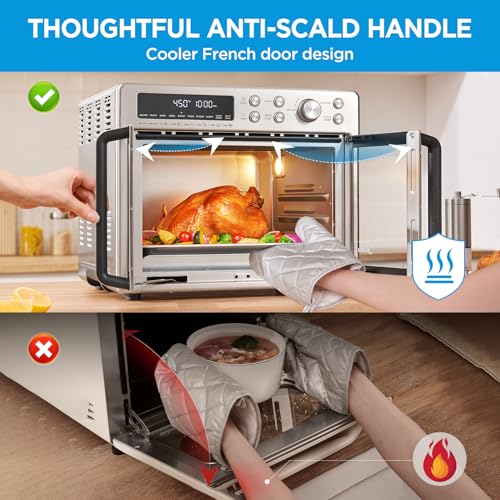 Flexify Classic French Door Toaster Oven Air Fryer Combo