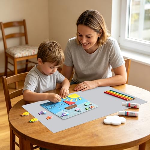 Extra Large Flexible Silicone Table Mats for Kids