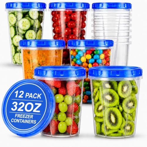 Freezer Storage Containers (12 Count)