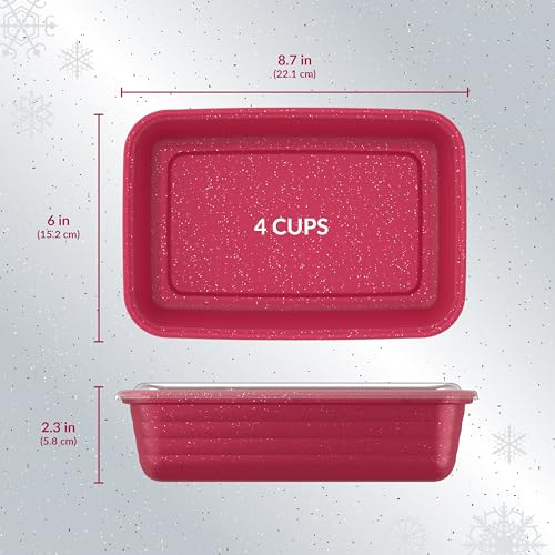 Prep 60 Piece Holiday Food Storage Set (30 Count)