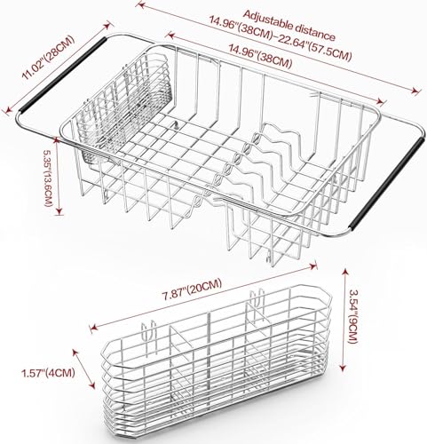 Large Sink Dish Drying Rack