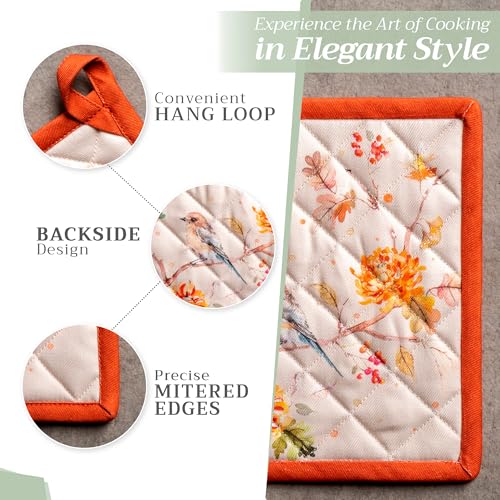 Pot Holders 100% Cotton Potholders (2 Count)