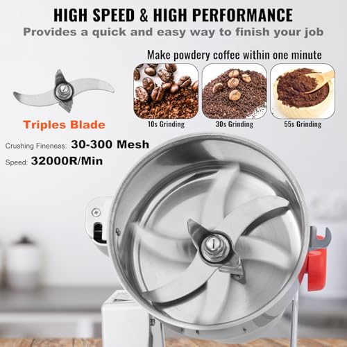 2000g Electric Grain Mill Grinder
