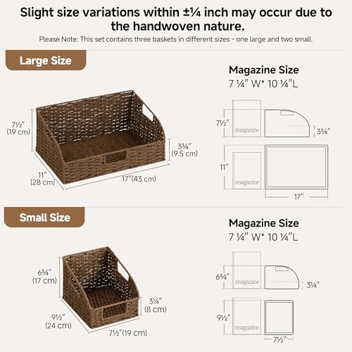 Pantry Storage Baskets (3 Count)