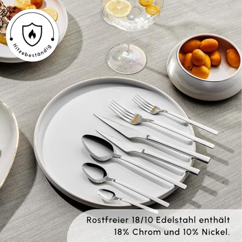 Boreas 84 Piece Kitchen Silverware Sets (84 Count)