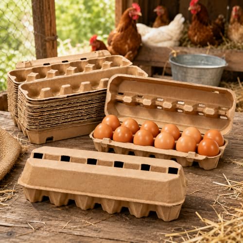15 Pack Egg Cartons Cheap Bulk (15 Count)
