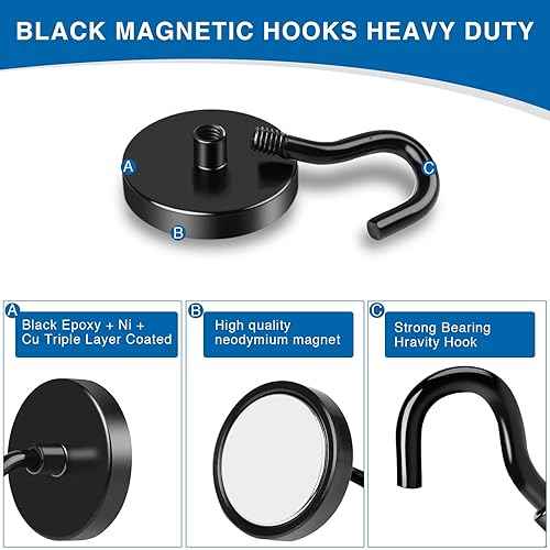 Magnetic Hooks for Cruise Essentials 2026 Cabins Door 25 Pack (25 Count)