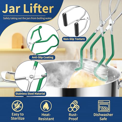 Canning Supplies Starter Kit with Canning Rack