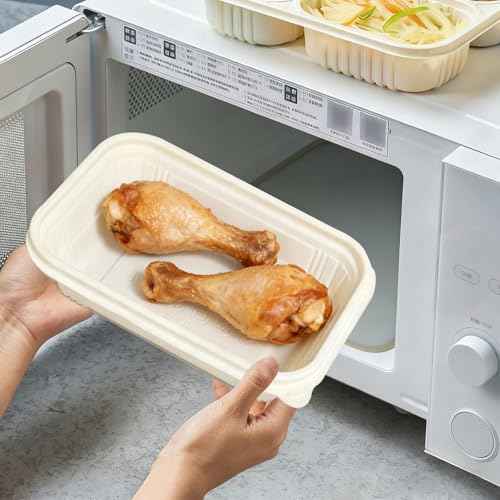 50 packs 30 oz Square Disposable Biodegradable containers (50 Count)