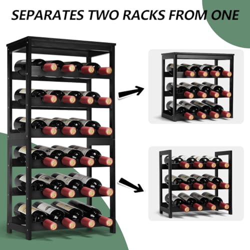 Wine Rack 24 Botttle Freestanding Floor (24 Count)
