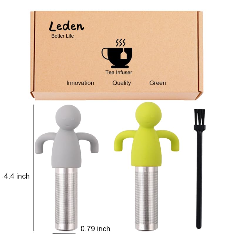 2 Pack Loose Leaf Tea Steeper Extra Fine Mesh
