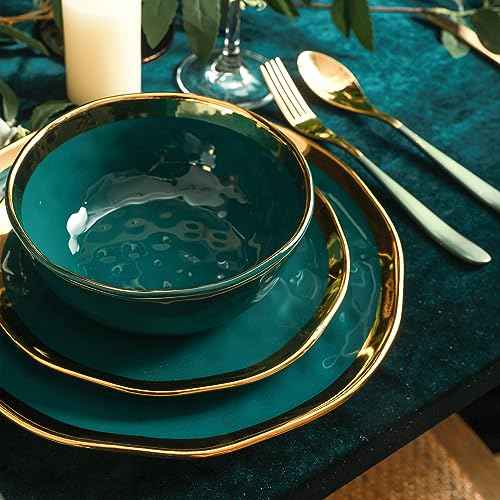 Florian Modern Porcelain Dish Set (8 Count)