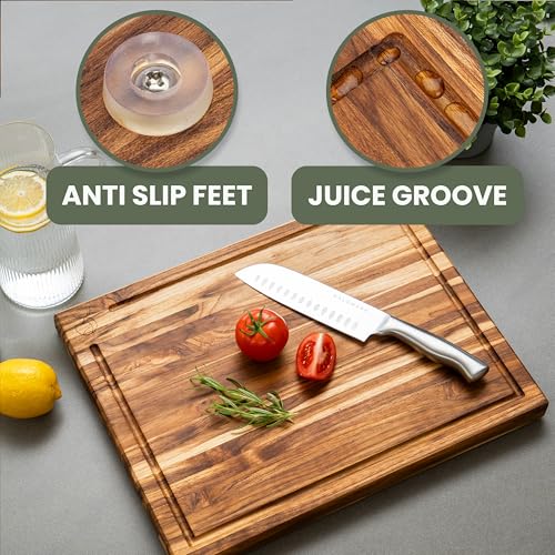 Large Teak Wood Cutting Board