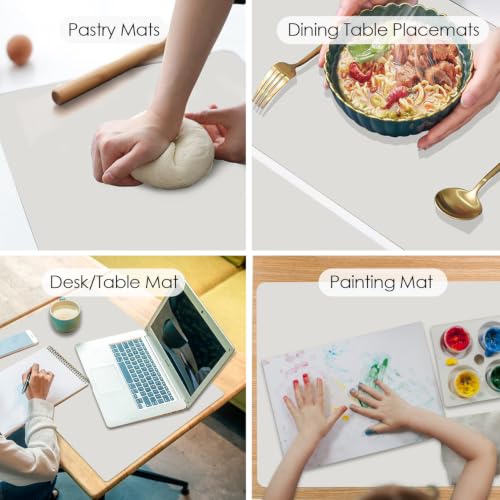 2 Pack Extra Large Silicone Mats for Countertop (2 Count)