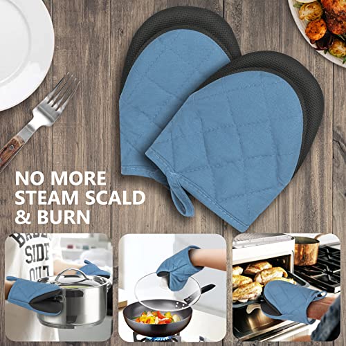 1 Pair Short Oven Mitts