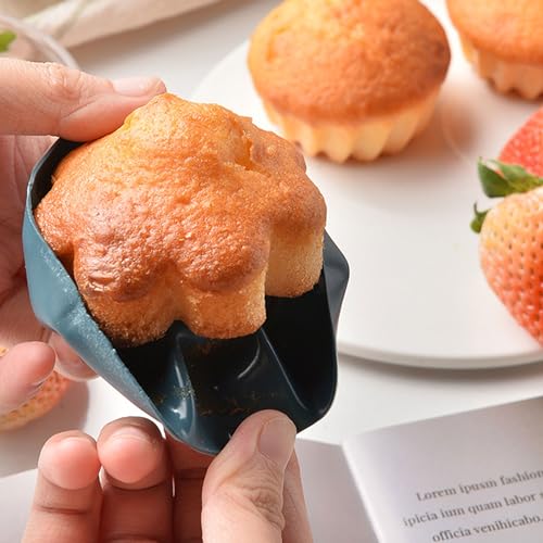 48 Pack Reusable Silicone Muffin Cups