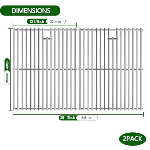 15 Inch Grill Cooking Grates Replacement