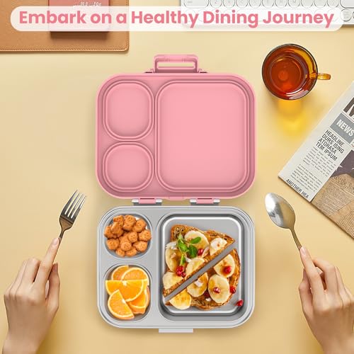Stainless Steel Bento Lunch Box for Kids