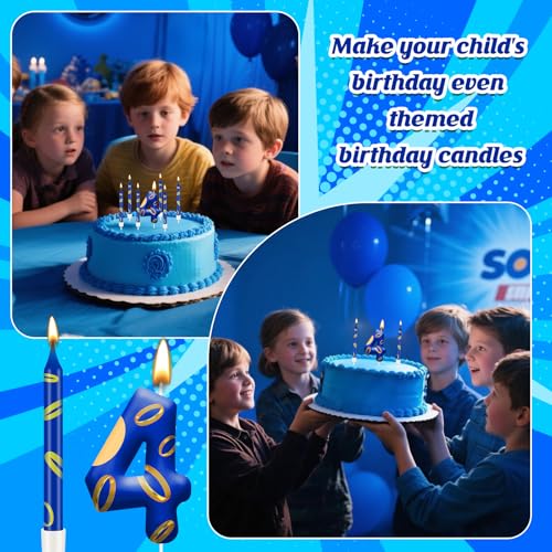 13PCS Birthday Cake Candles Set (13 Count)