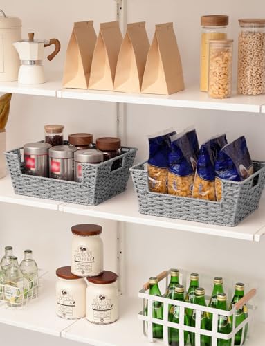 Pantry Baskets for Organizing (2 Count)