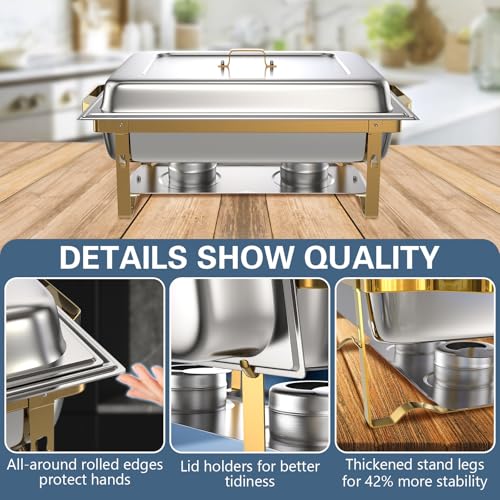9QT Chafing Dishes for Buffet 1 Pack