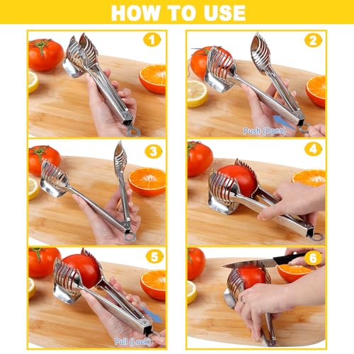 Tomato Slicer Holder with Paring Knife Set