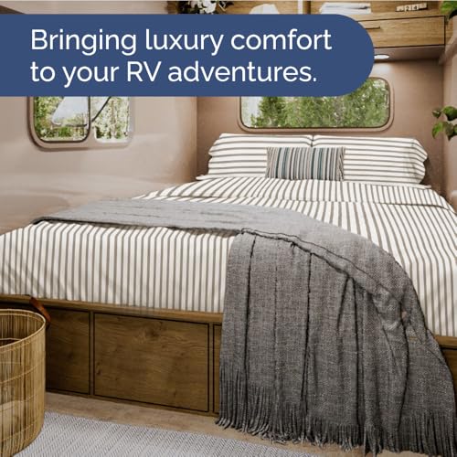 Short Queen Size 4 Piece Bed Sheet Set