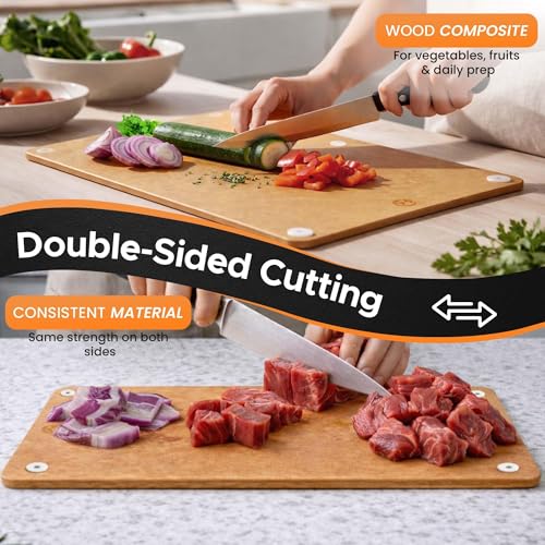 Earth’s Dreams Composite Wood Cutting Board 17” x 12” (3 Count)