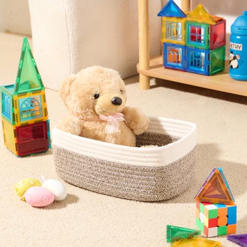 Small Storage Baskets for Organizing (3 Count)