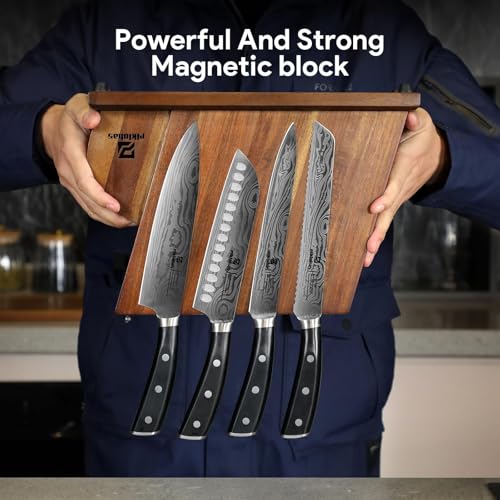 Knife Sets for Kitchen with Block (17 Count)