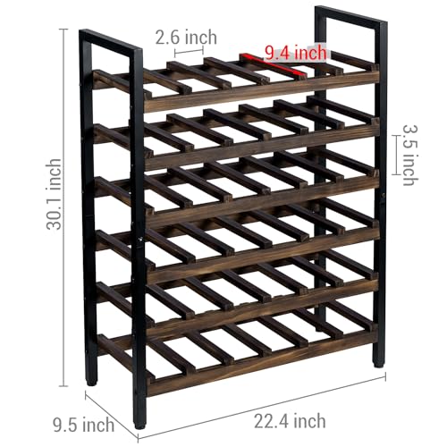 Wine Rack Freestanding Floor Stand (6 Count)
