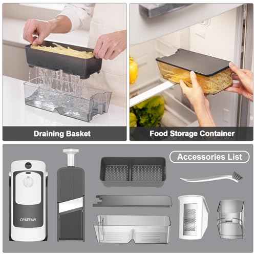 Safe Mandoline Potato Slicer Pro