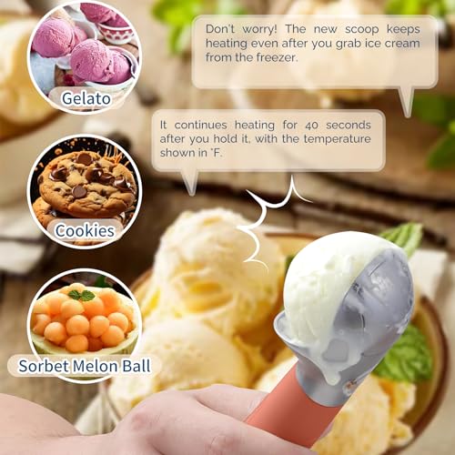 Heated Ice Cream Scoop Rechargeable