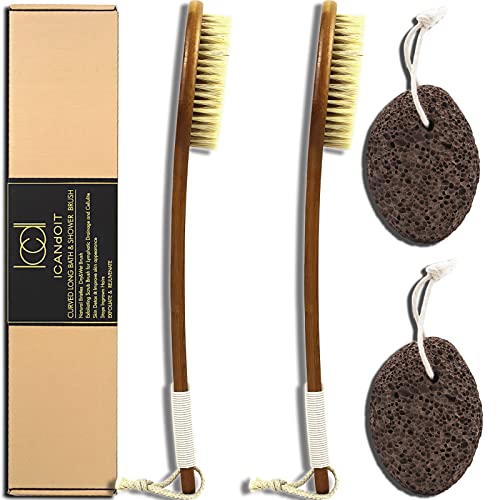 17.71Inch Natural Stiff Sisal Bristles Anti