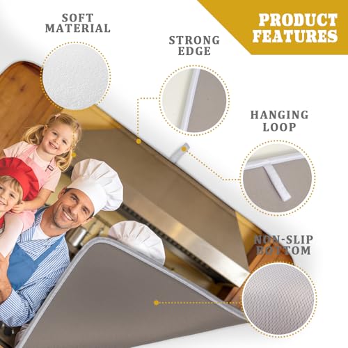 Custom Personalized Dish Drying Mat for Kitchen Counter Customized Dying Pad with Picture Text Home Decor Large