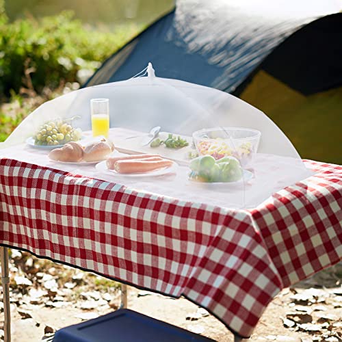 8 Pack Food Tents Food Covers for Outside Mesh Screen Include 2 Extra Large