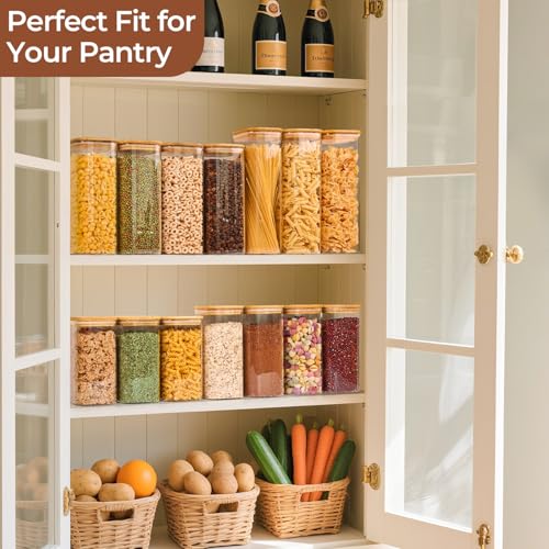 Glass Storage Containers with Lids 1.9 Qt (3 Count)