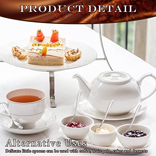 100 Pack Stainless Steel Demitasse Espresso Spoons (100 Count)