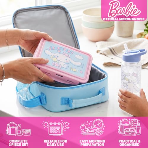 Cinnamoroll Girls Lunch Box 3Pc Set (3 Count)