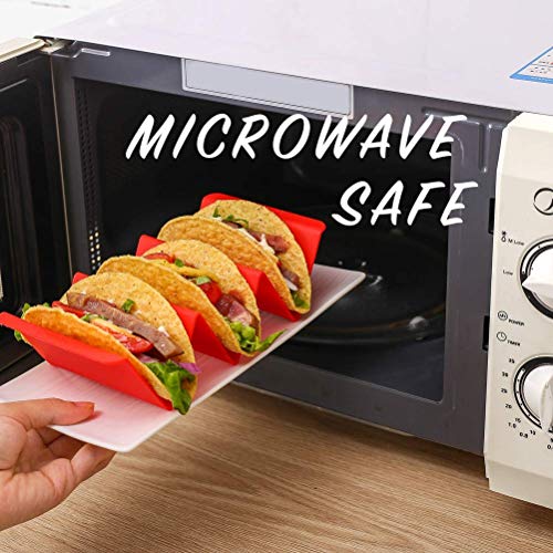 Colorful Taco Holder Stands Set of 6 (6 Count)