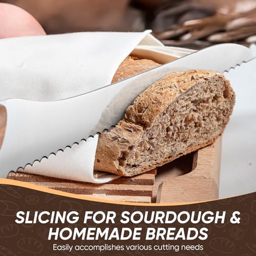 Bread Knife 9 Inch Serrated Knife