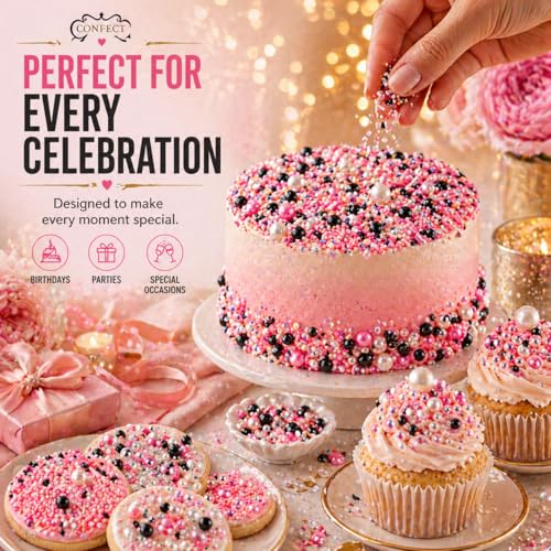 Sprinkles 5 Pack Assorted Cake Decorating Mix (5 Ounce)