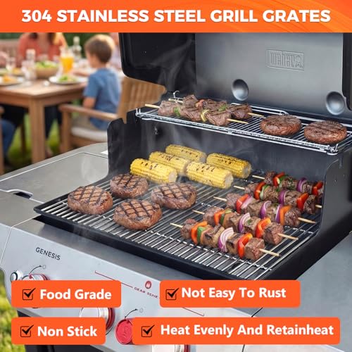 18.75" Grill Grates for Weber Genesis II 300 and II LX 300 Series (2 Count)