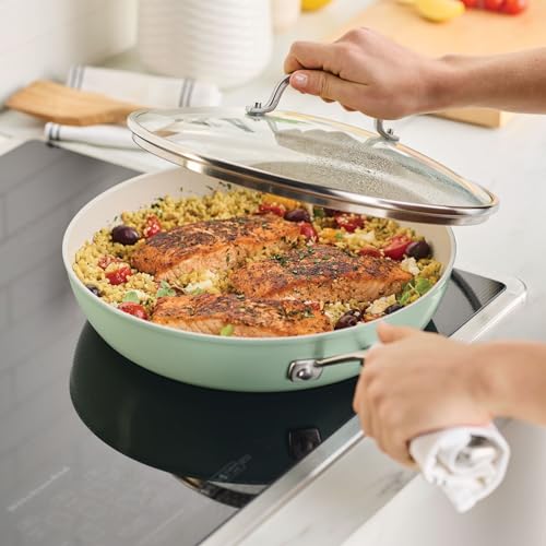 Hard Anodized Ceramic Induction Nonstick Cookware Frying Pan