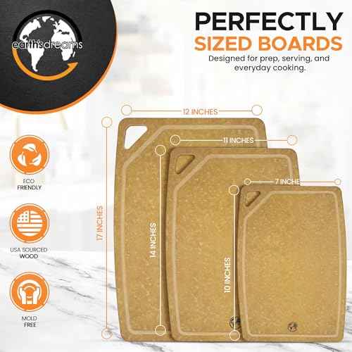 Composite Wood Cutting Board Set of 3 (3 Count)