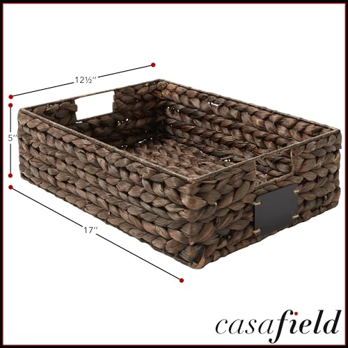 Set of 4 Water Hyacinth Pantry Baskets (4 Count)